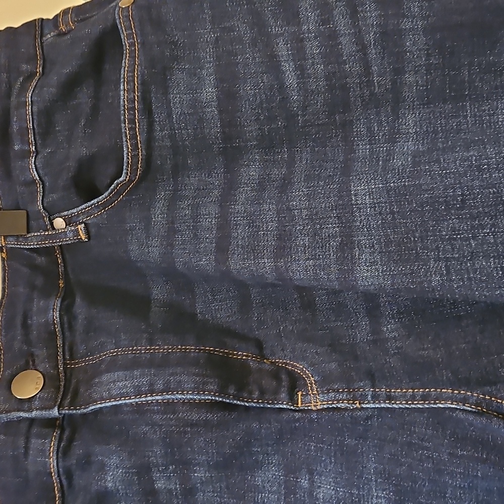 Ana High Rise Flare Dark Blue Jeans Size 22W - Picture 4 of 9
